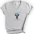 You're The Antigen To My Antibody v-neck t-shirt — Athletic Heather