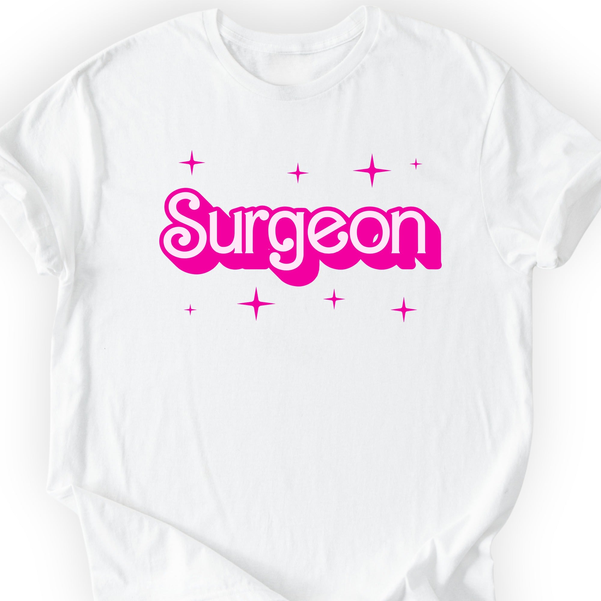 Surgeon Pink Doll T-shirt White