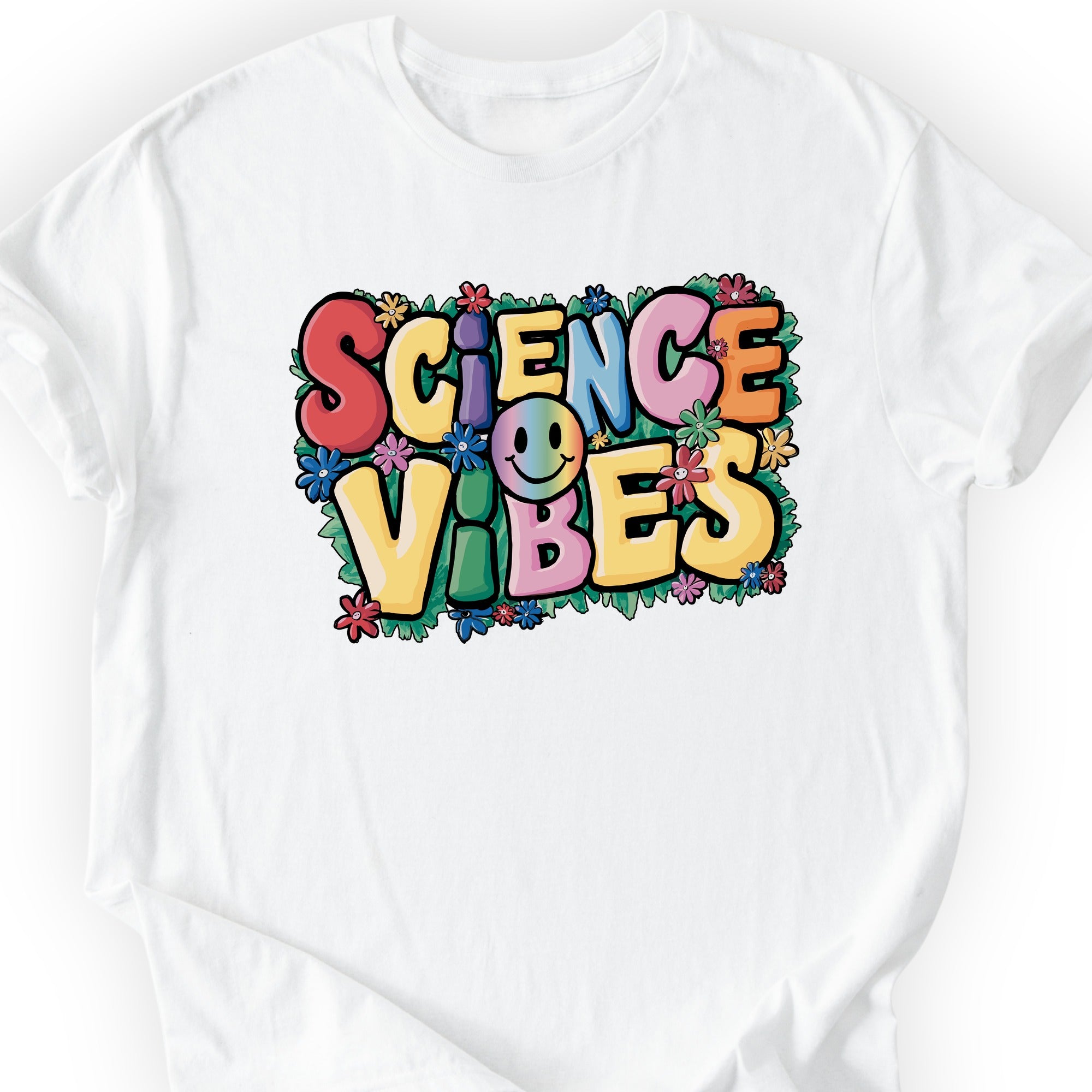 Happy Science Vibes T-shirt White