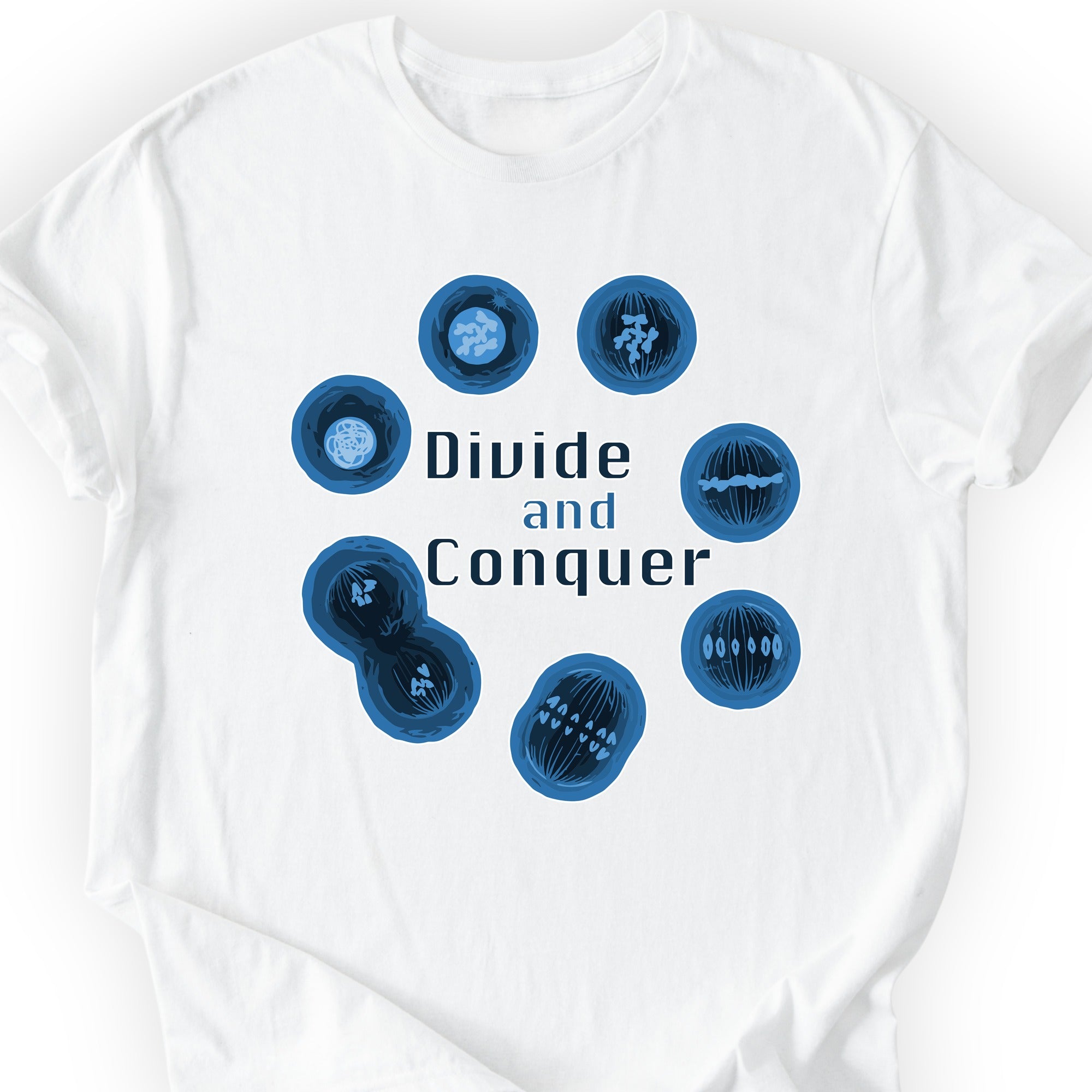 Mitosis Divide and Conquer T-shirt White