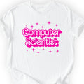 Barbie-Inspired Environmental Scientist T-shirt White