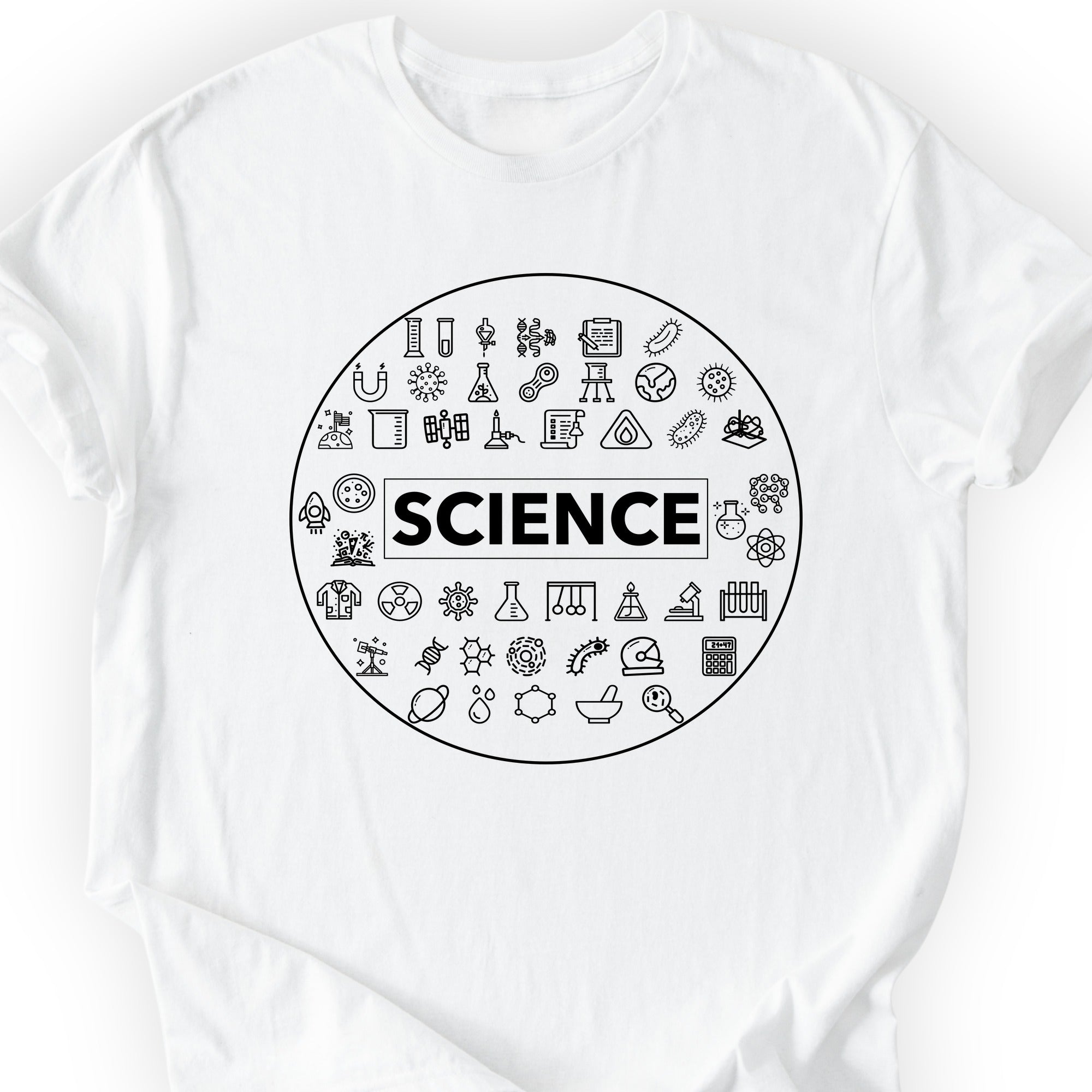 Scientific Symbol T-Shirt White