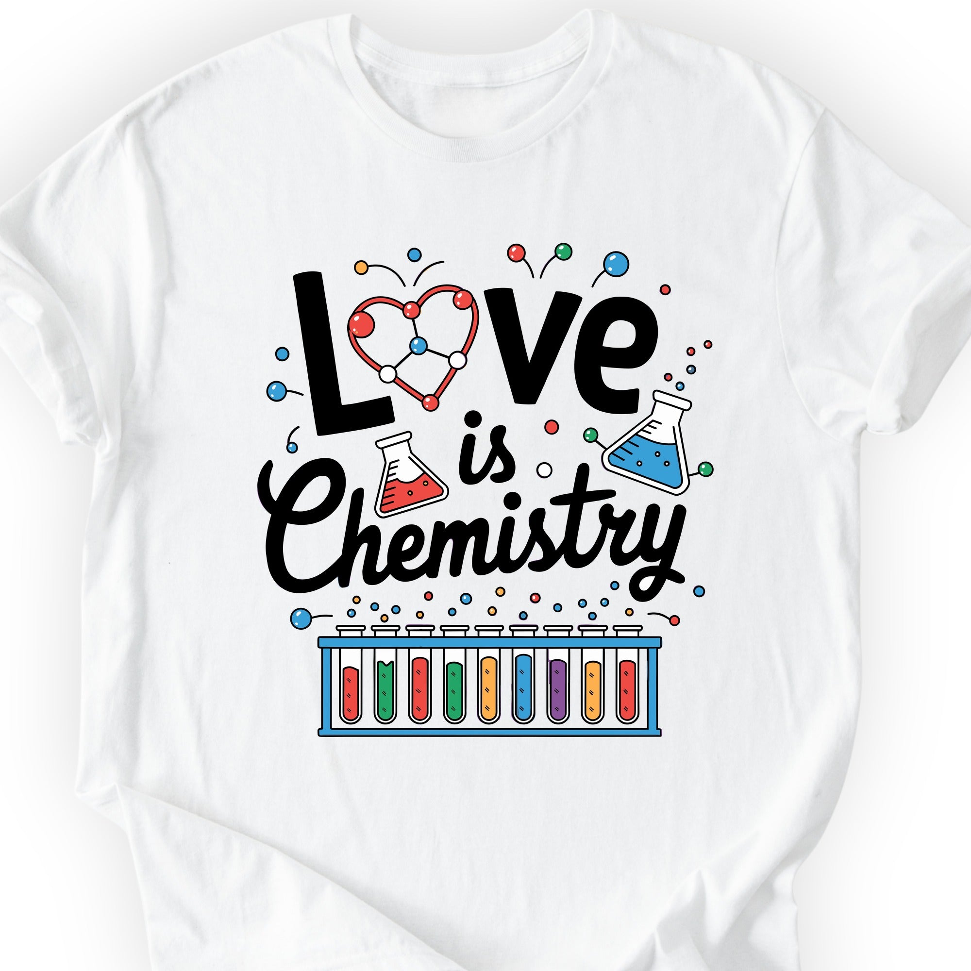 Love Is Chemistry T-shirt White