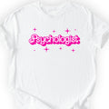 Barbie-Inspired Psychologist T-shirt White