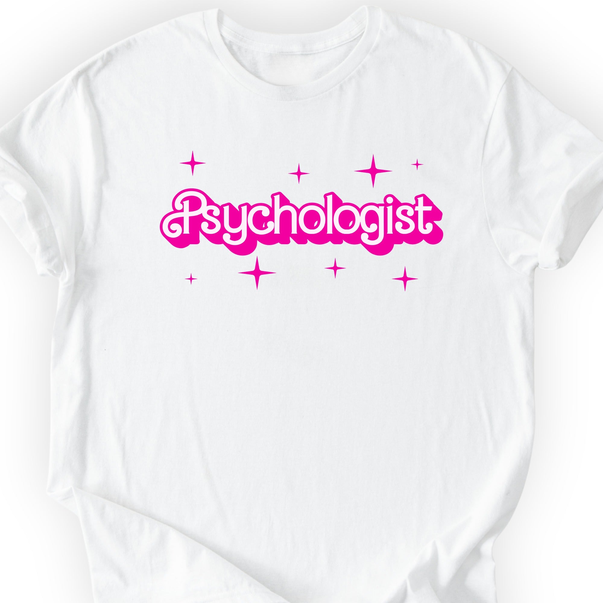 Barbie-Inspired Psychologist T-shirt White