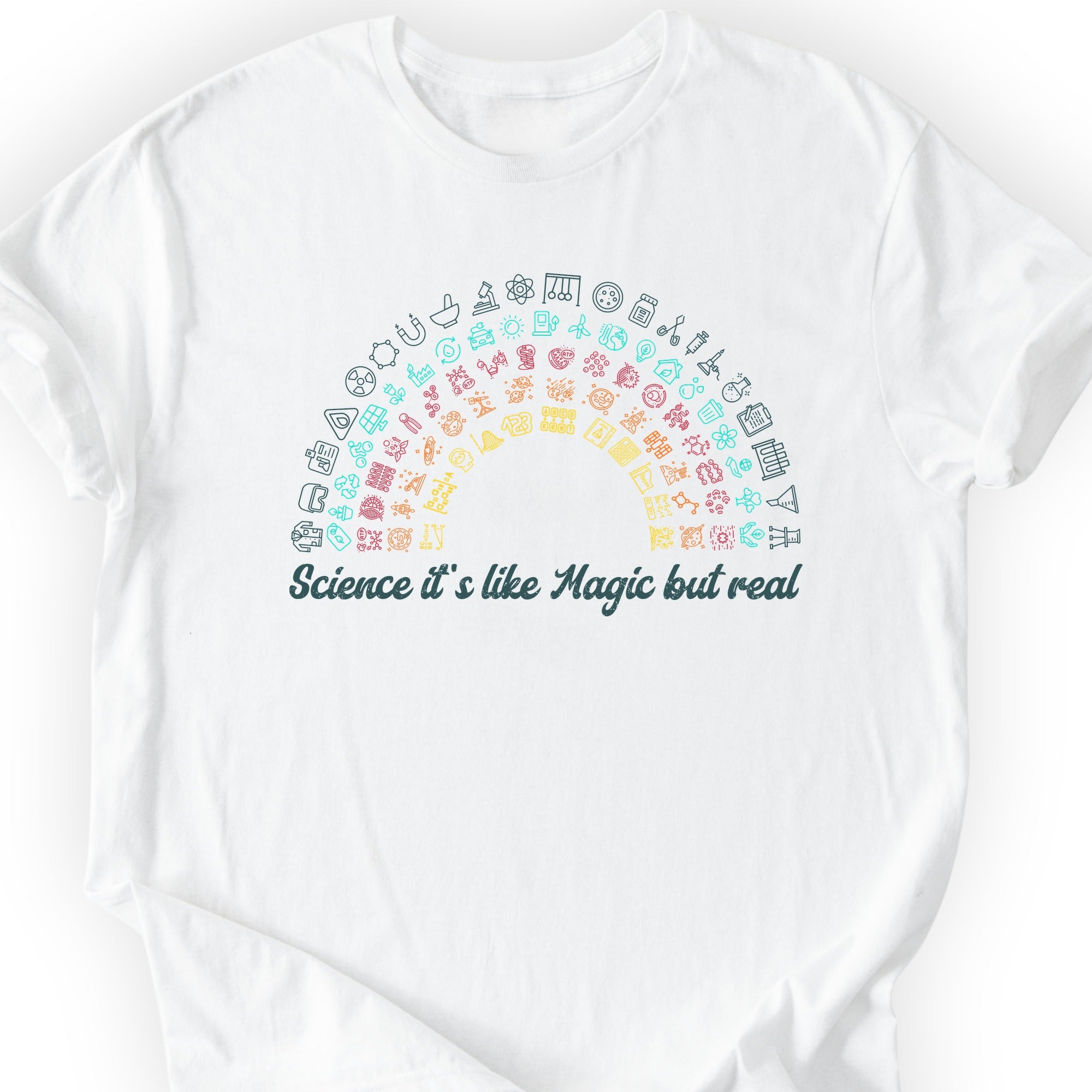 Science Rainbow T-Shirt White