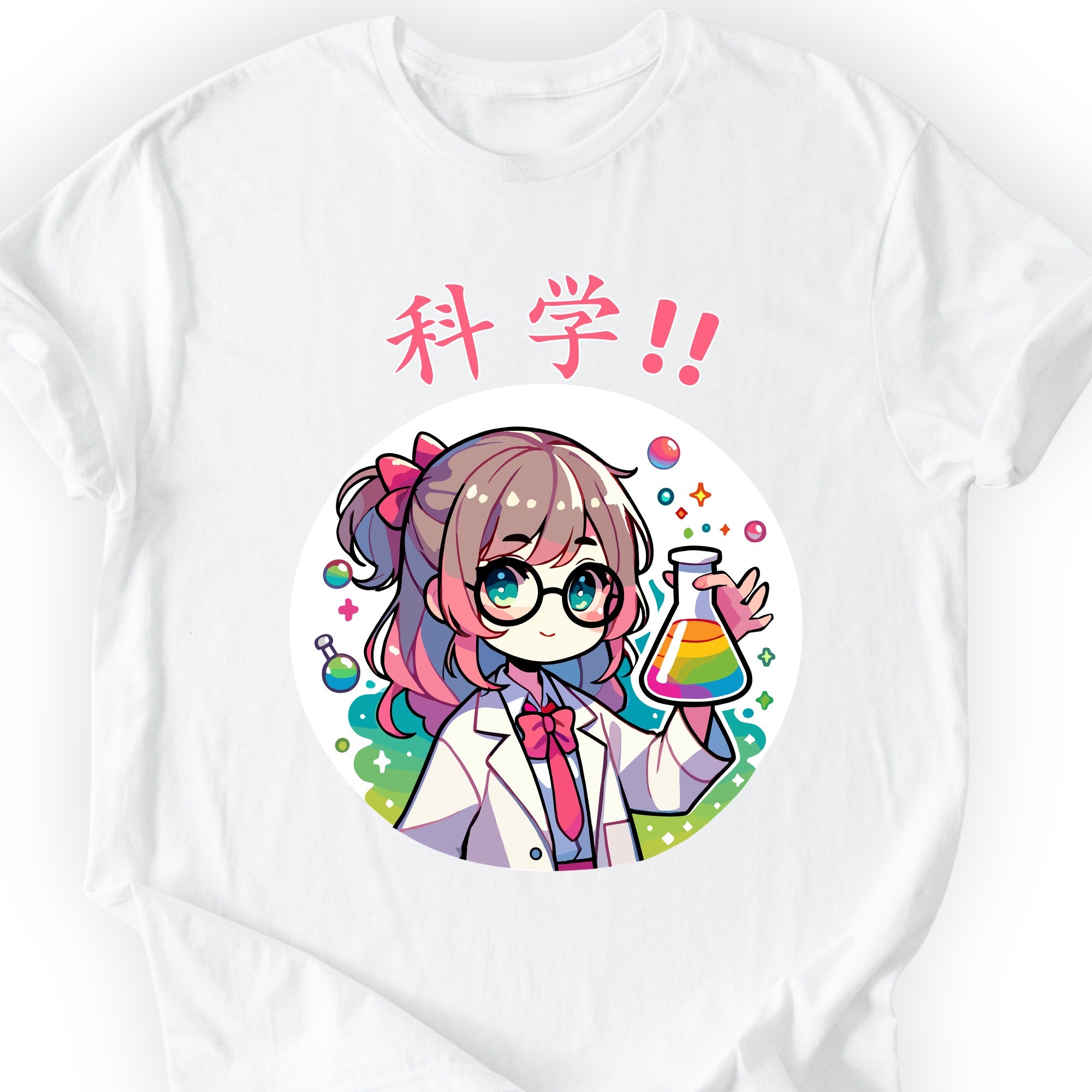 Science Girl T-shirt White