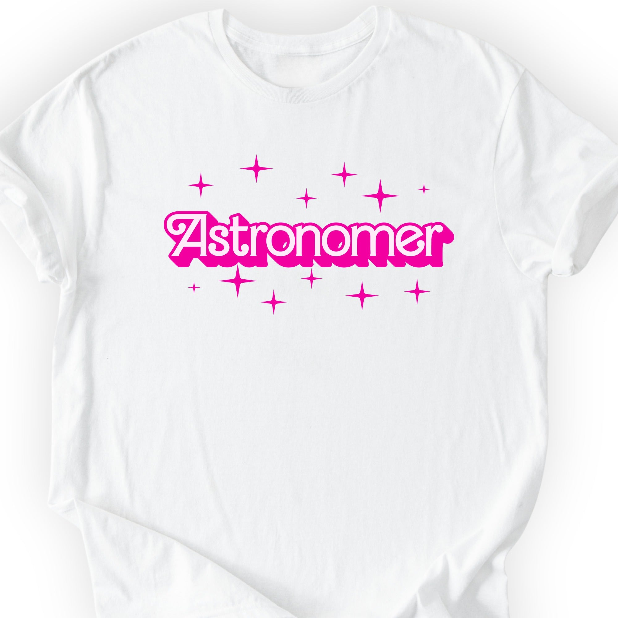 Astronomer Pink Doll T-shirt White