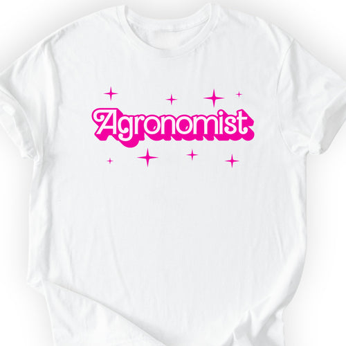 Agronomist Pink Doll T-shirt White
