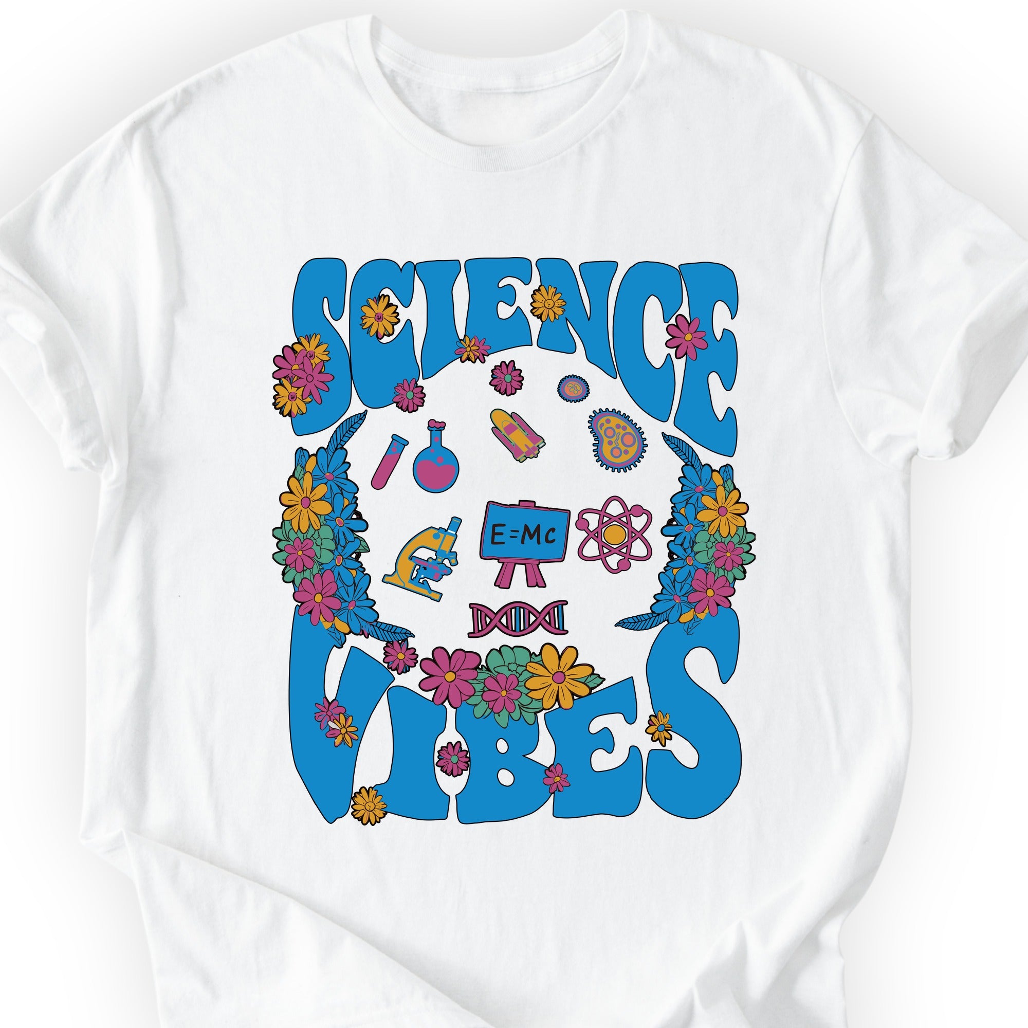 Retro Science Vibes T-shirt White