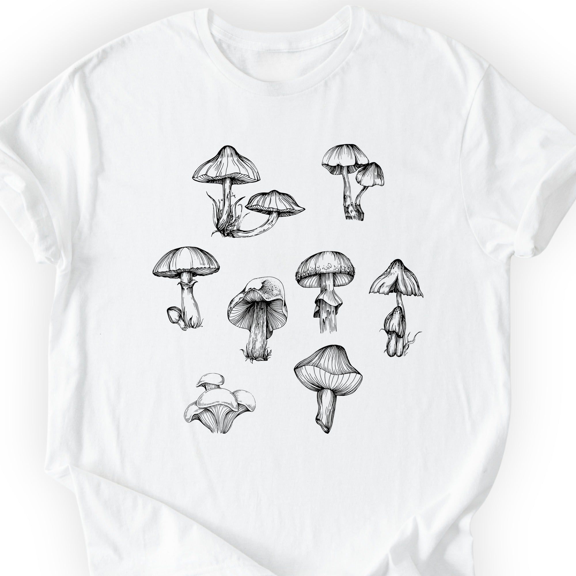 Mushrooms T-shirt White