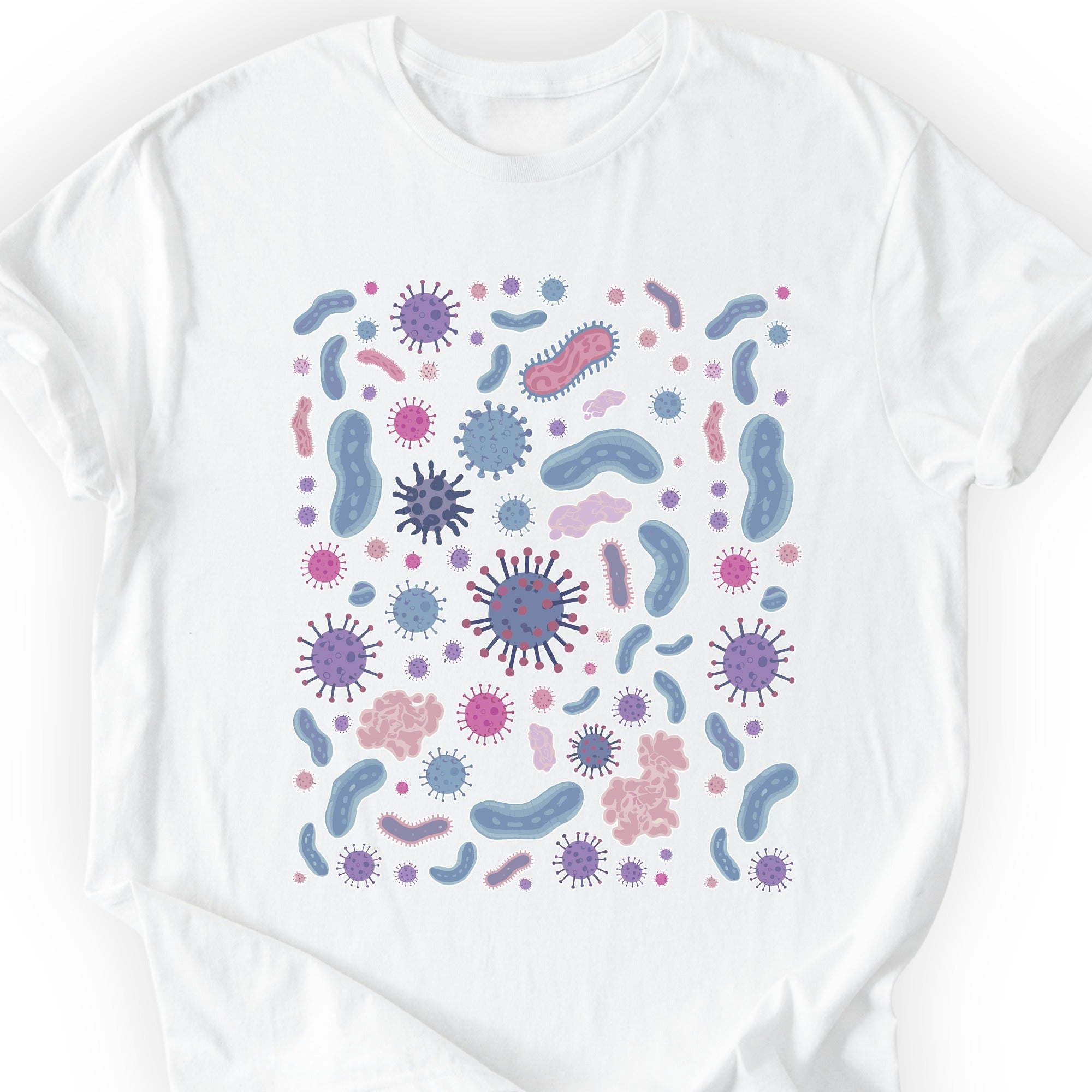 Microbiology  T-shirt White