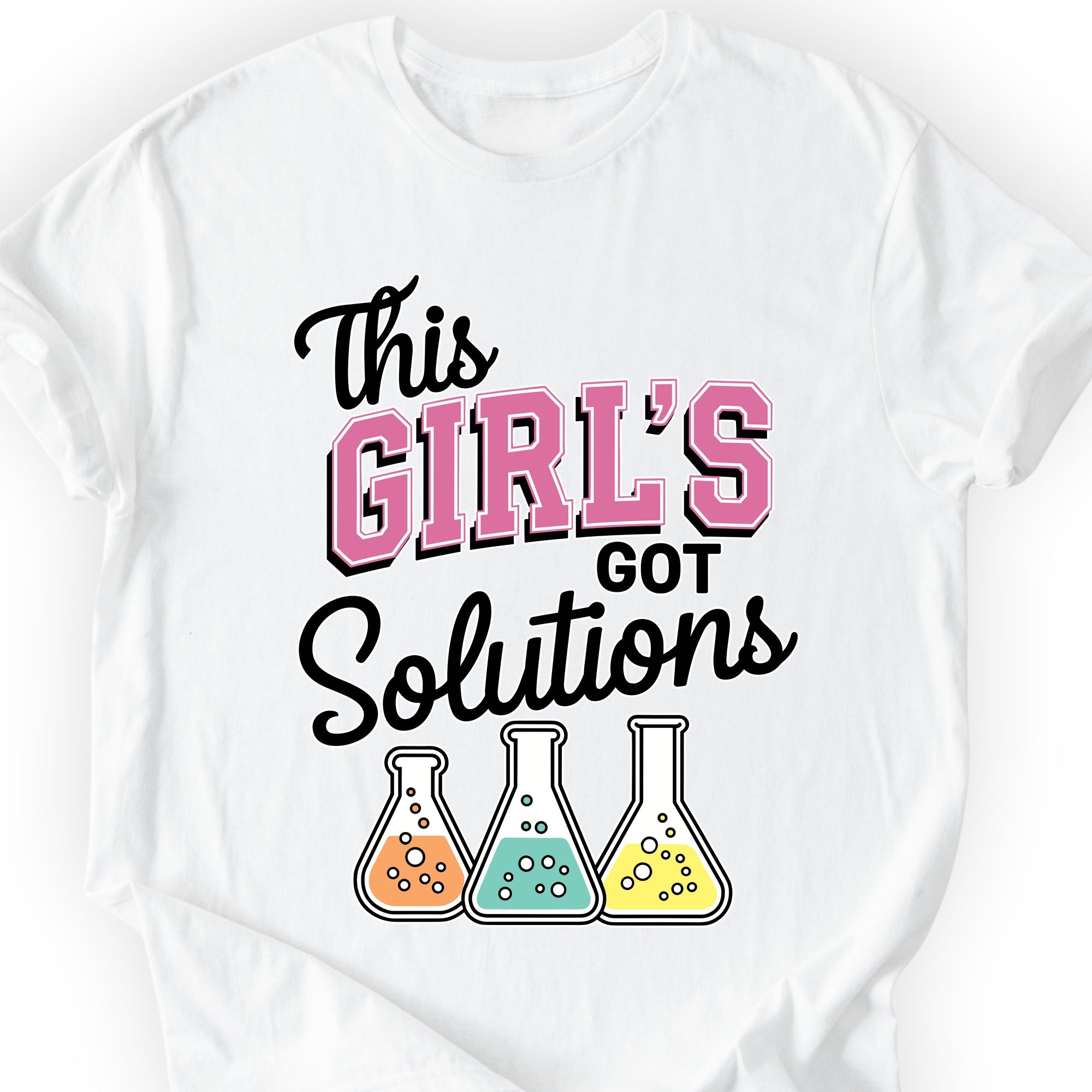 This Girl's Got Solutions T-shirt White