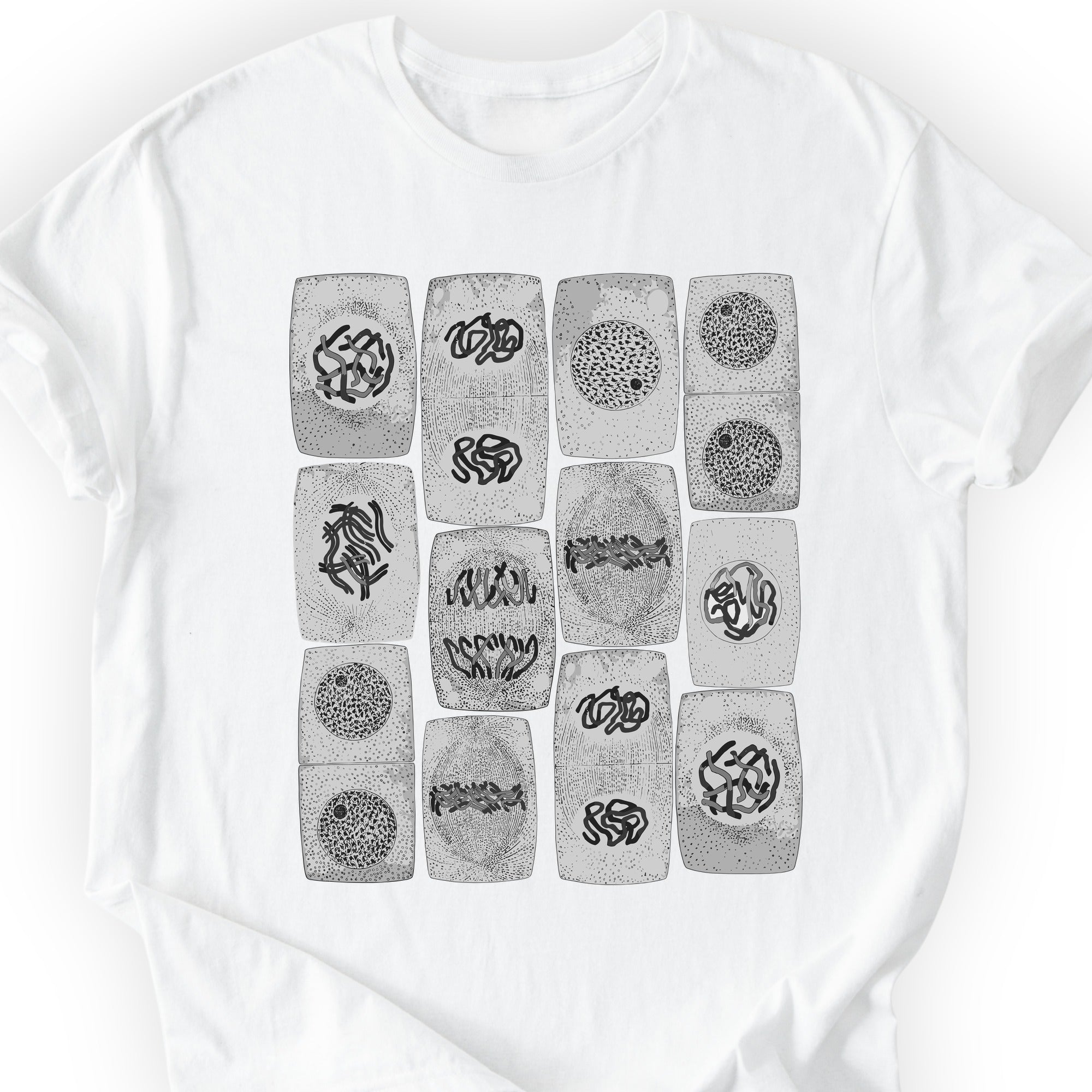 Mitosis pattern T-shirt White