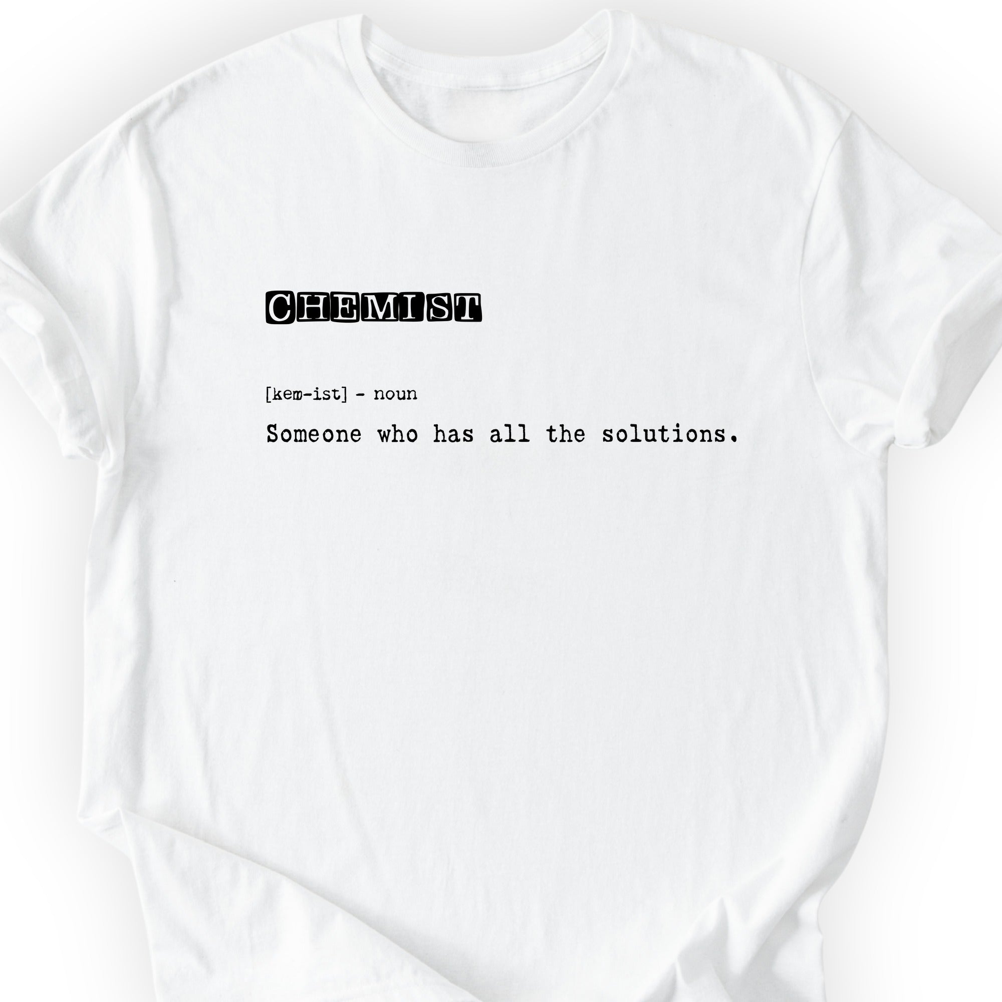 Chemist Definition T-shirt White