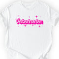 Barbie-Inspired Veterinarian T-shirt White