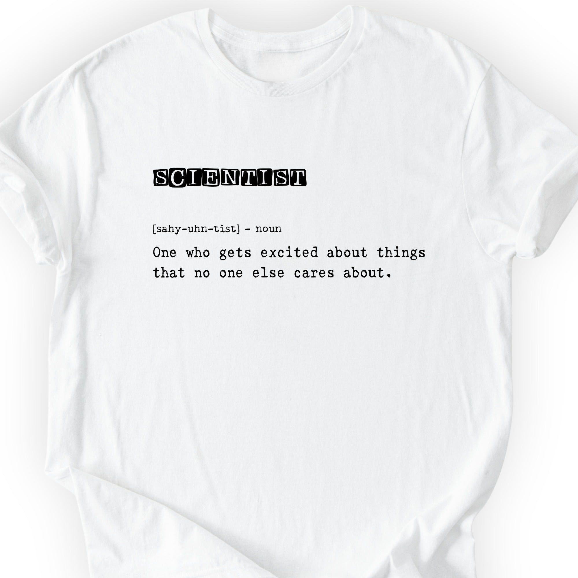 Scientist Definition T-shirt White