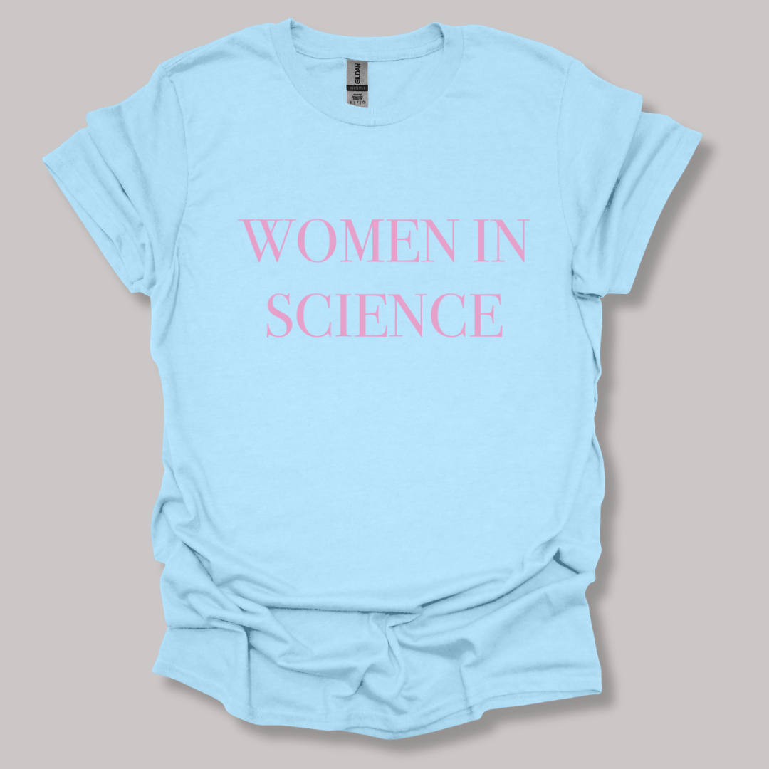 Women In Science T-shirt Light Blue / S