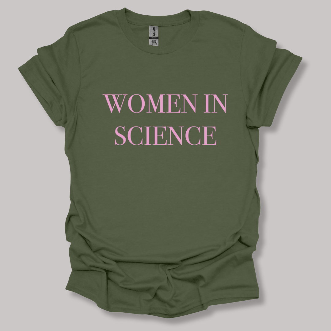 Women In Science T-shirt Military Green / S