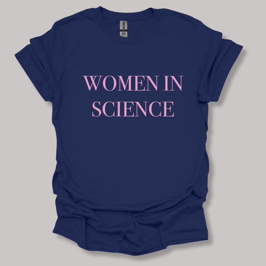 Women In Science T-shirt Navy / S